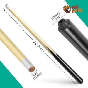 VANLAN 36-Inch Billiard Cue Sticks Set